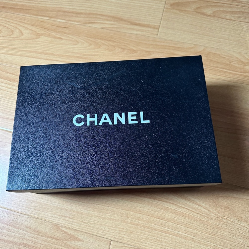 Chanel empty shoes box